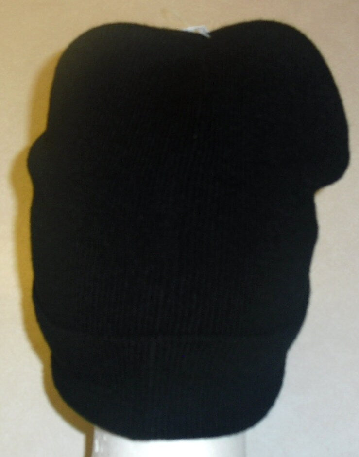 San Diego Padres Mens 90s Vintage Black Beanie Winter Cuff hat New Tags Mlb