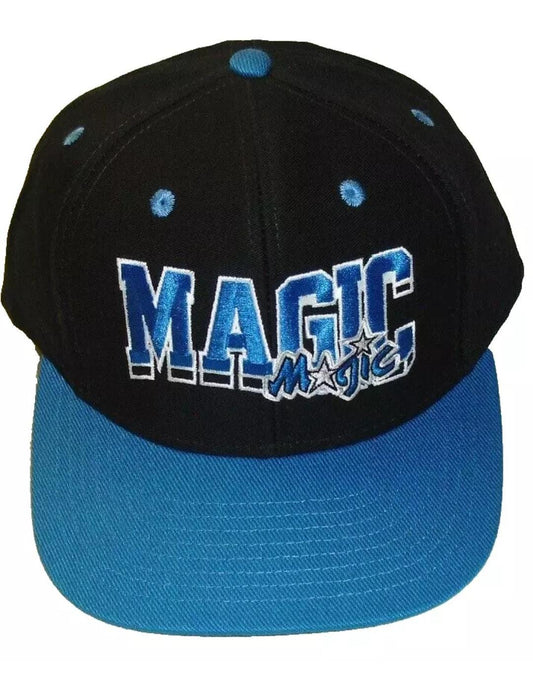 Orlando Magic Adidas Snapback hat Brand New Penny Years Logo NBA Black Blue