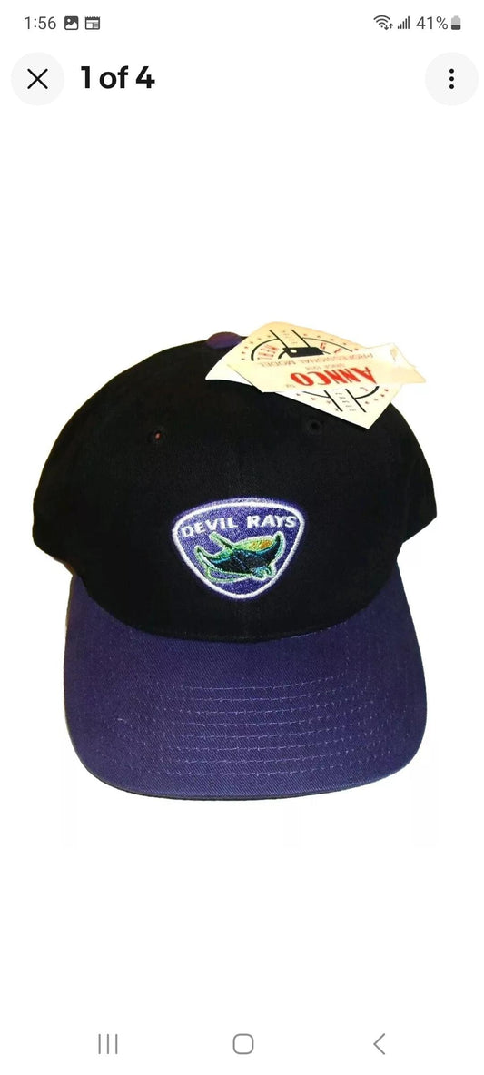 Tampa Bay Rays Vintage 90s Mens Strapback hat cap New Tags Mlb