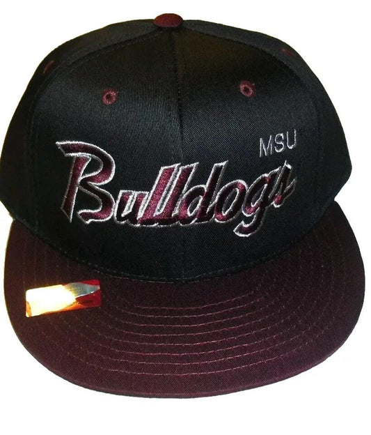 Mississippi State Bulldogs University Script Logo Snapback hat New Ncaa