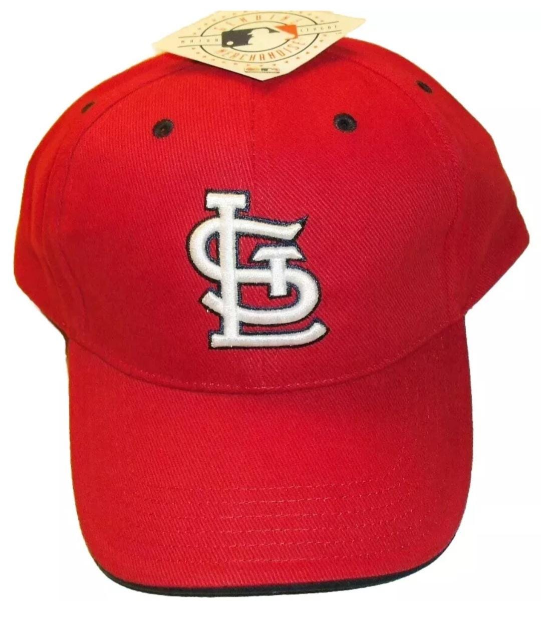 St. Louis Cardinals All Red Adjustable Strapback hat new MLB Ozzie Smith