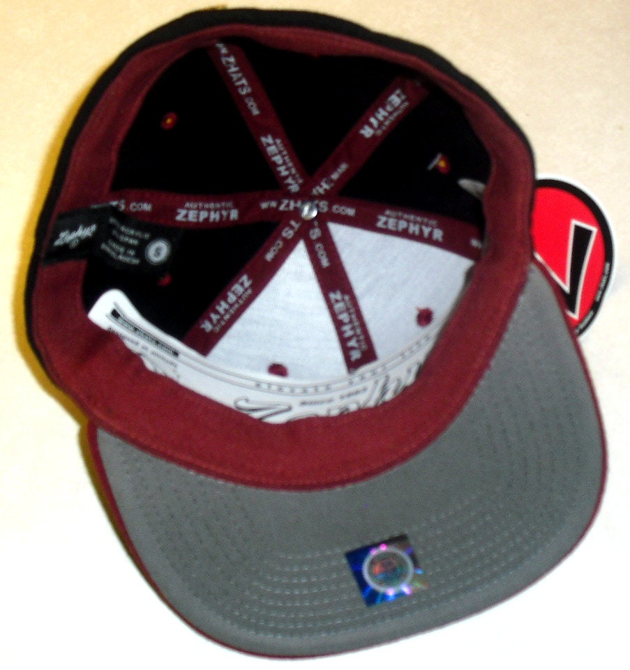 Florida State Seminoles Zephyr Black Stretch Fit One Fit hat sz. Small New Ncaa