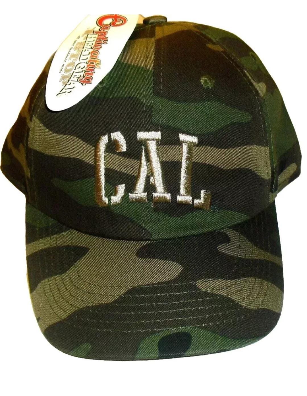 Cal Bears University Mens Adult Camo Camouflage Strapback hat Dad Hat New Ncaa