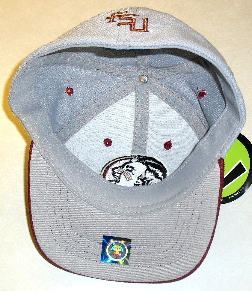 Florida State Seminoles Kids Youth Zephyr Grey Stretch Fit hat New Ncaa