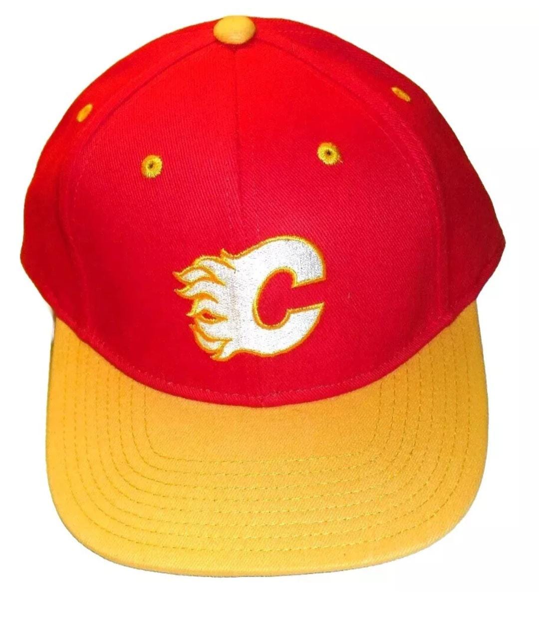 Calgary Flames Mens Vintage Hockey Snapback hat cap New Nhl Hockey