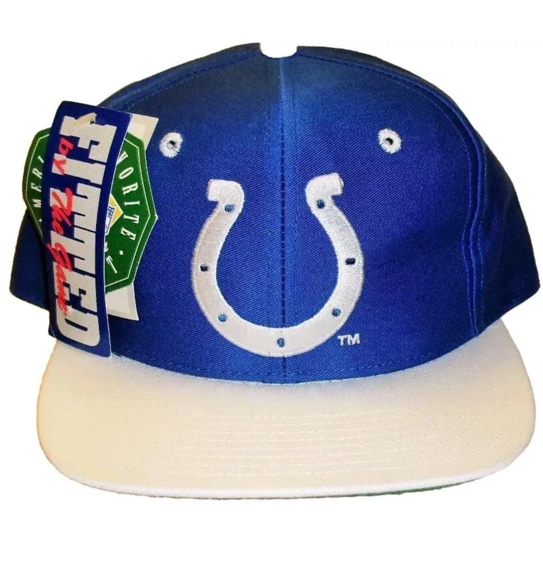 Indianapolis Colts Vintage The Game Fitted Hat Sz. 7 1/8 New Tags Nfl