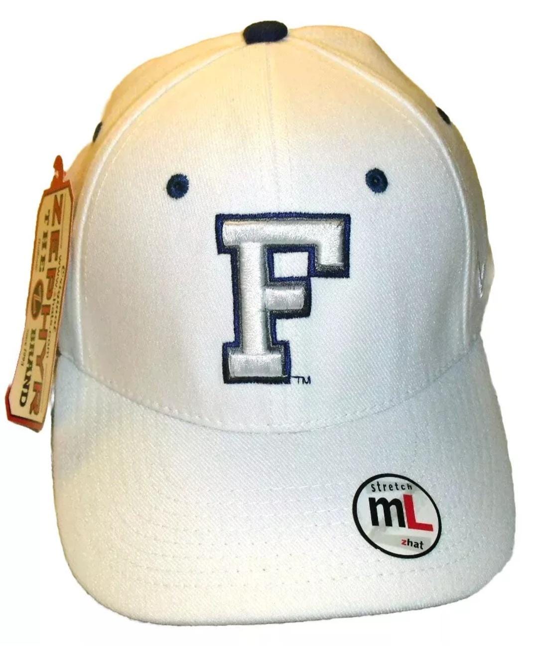 Florida Gators Zephyr White Stretch Fit One Fit hat sz. Medium Large New Ncaa