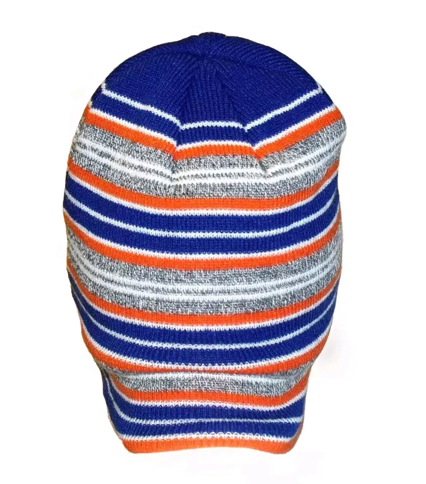 Boise State Broncos Zephyr Mens Adult Stripes Beanie Winter Hat Cap New Ncaa