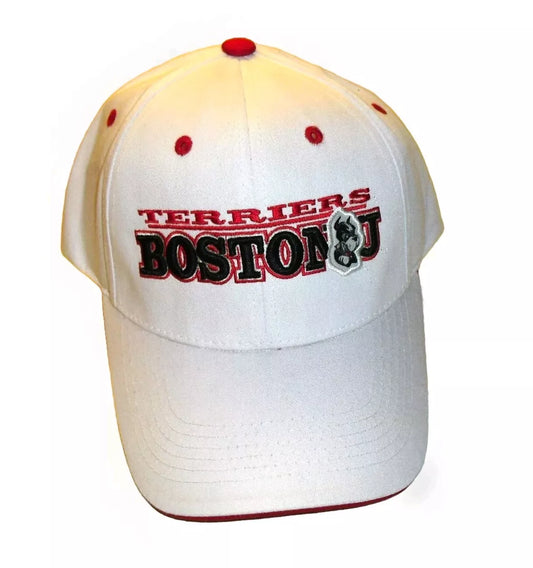 Boston Terriers University Mens Adjustable White Strapback hat cap New Ncaa