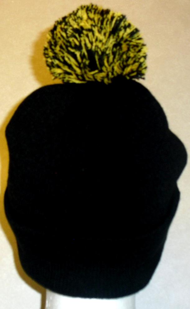 Pittsburgh Penguins Black Zephyr Mens Cuffed Pom Beanie Winter Hat Cap New Nhl