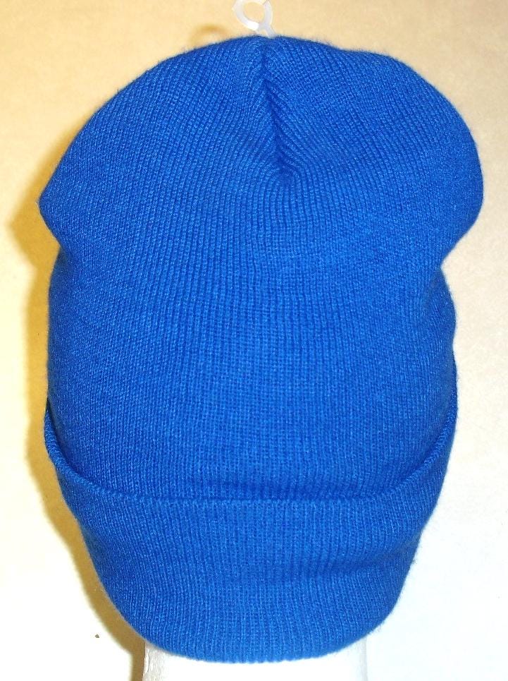 Atlanta Braves Mens Vintage Blue Beanie Winter Cuffed hat cap New Mlb