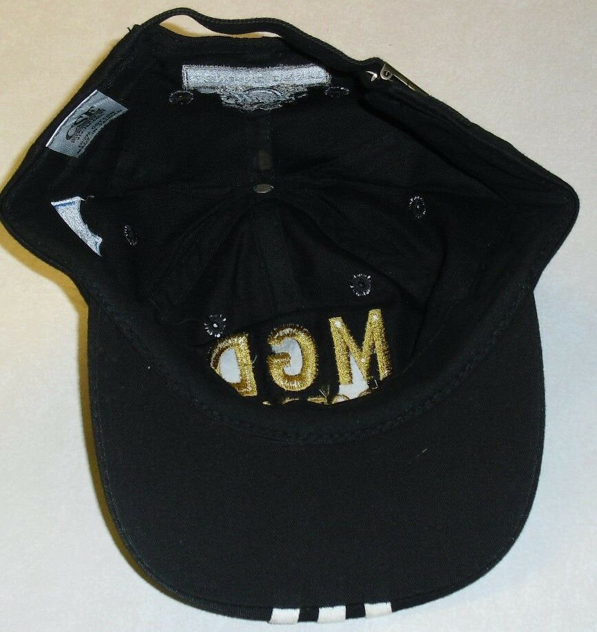 Mgd Miller Genuine Draft Beer Nfl logo Vintage 90s Adjustable Strapback hat New