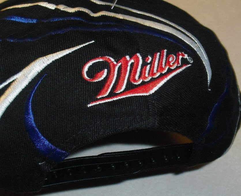 Miller Racing Vintage 90s Original Snapback hat Nascar Beer New