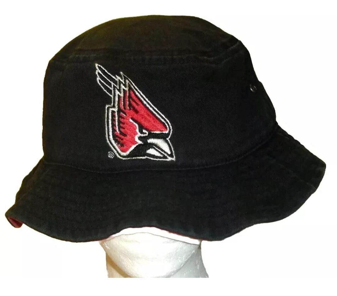 Ball State Cardinals Zephyr Mens Black Bucket hat New Ncaa