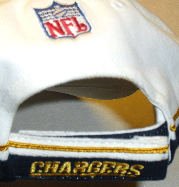 San Diego Los Angeles Chargers 90s White Strapback hat Helmet Logo New Nfl