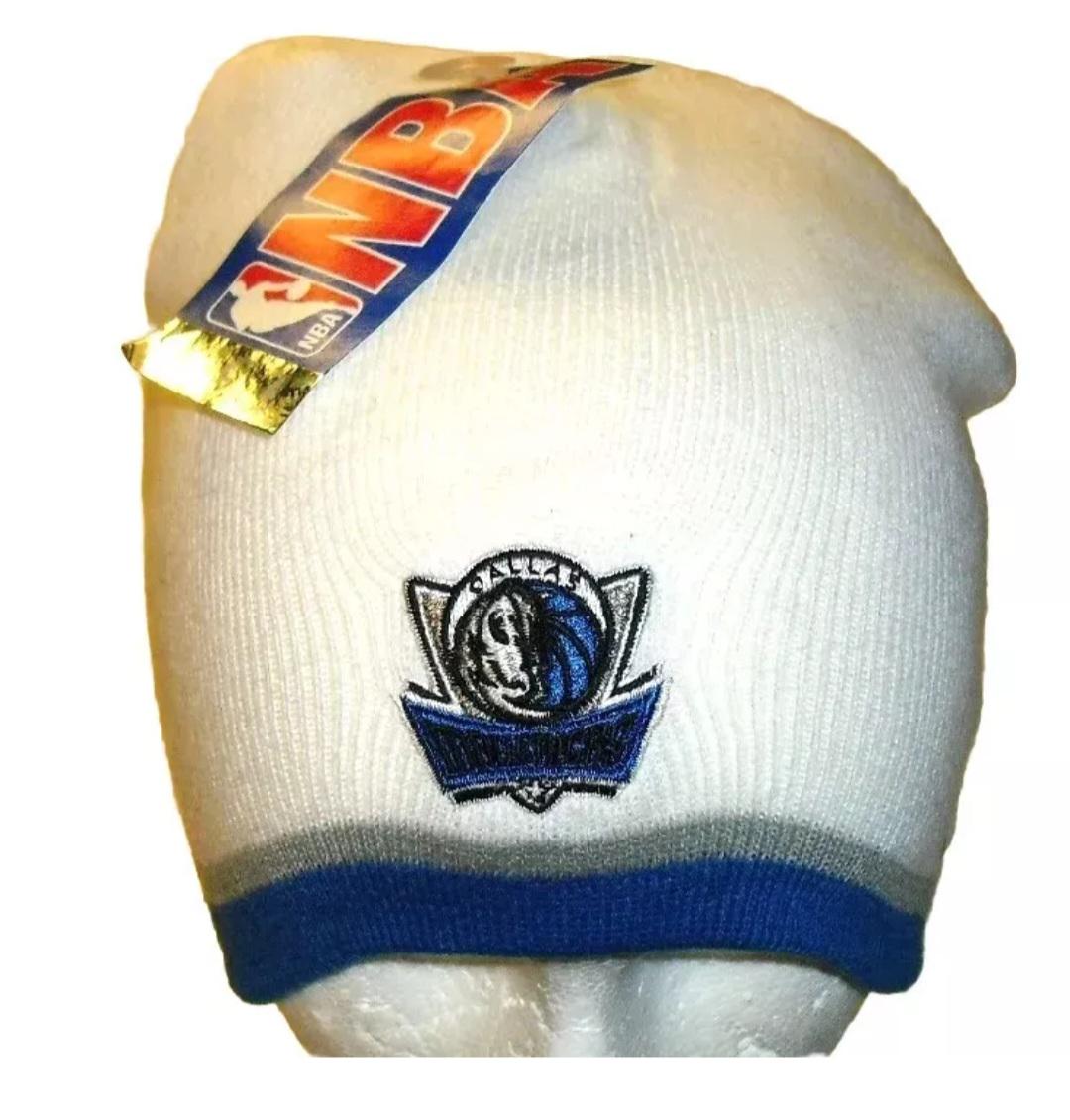 Dallas Mavericks Mens Reebok Adult Beanie White Winter Hat New Tags Nba