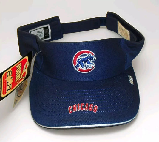 Chicago Cubs Mens Visor Blue Hat Cap New Tags Mlb