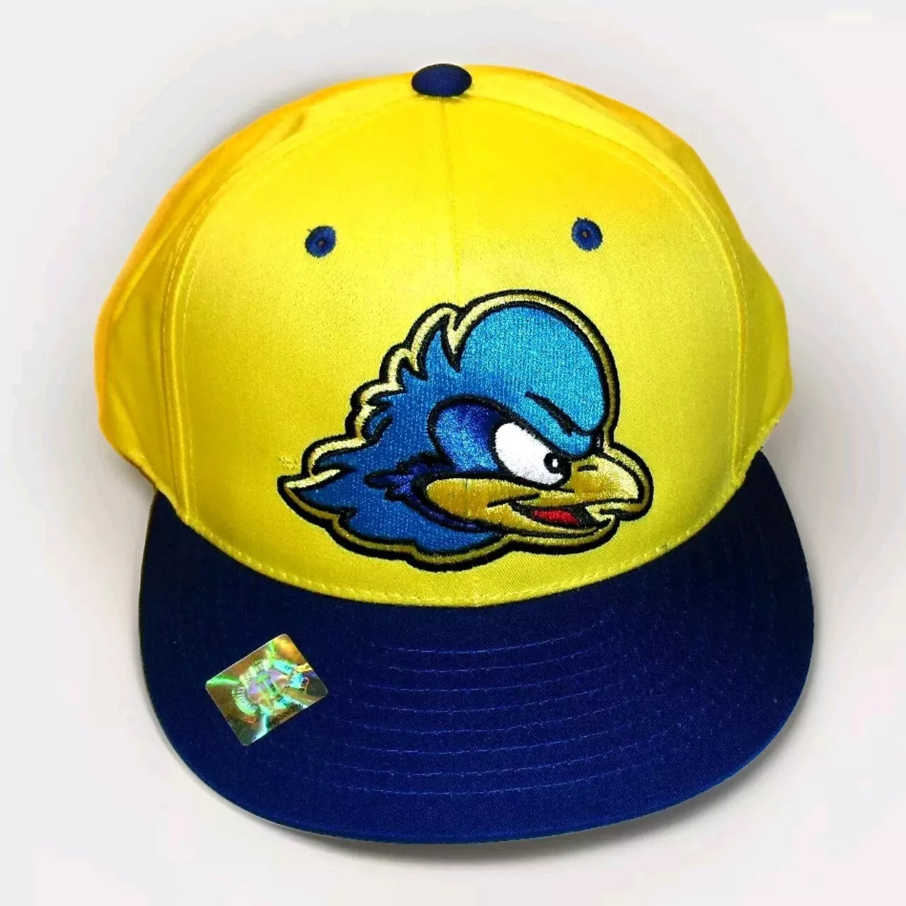 Delaware University Blue Hens Mascot Logo Mens Yellow Snapback hat cap New Ncaa