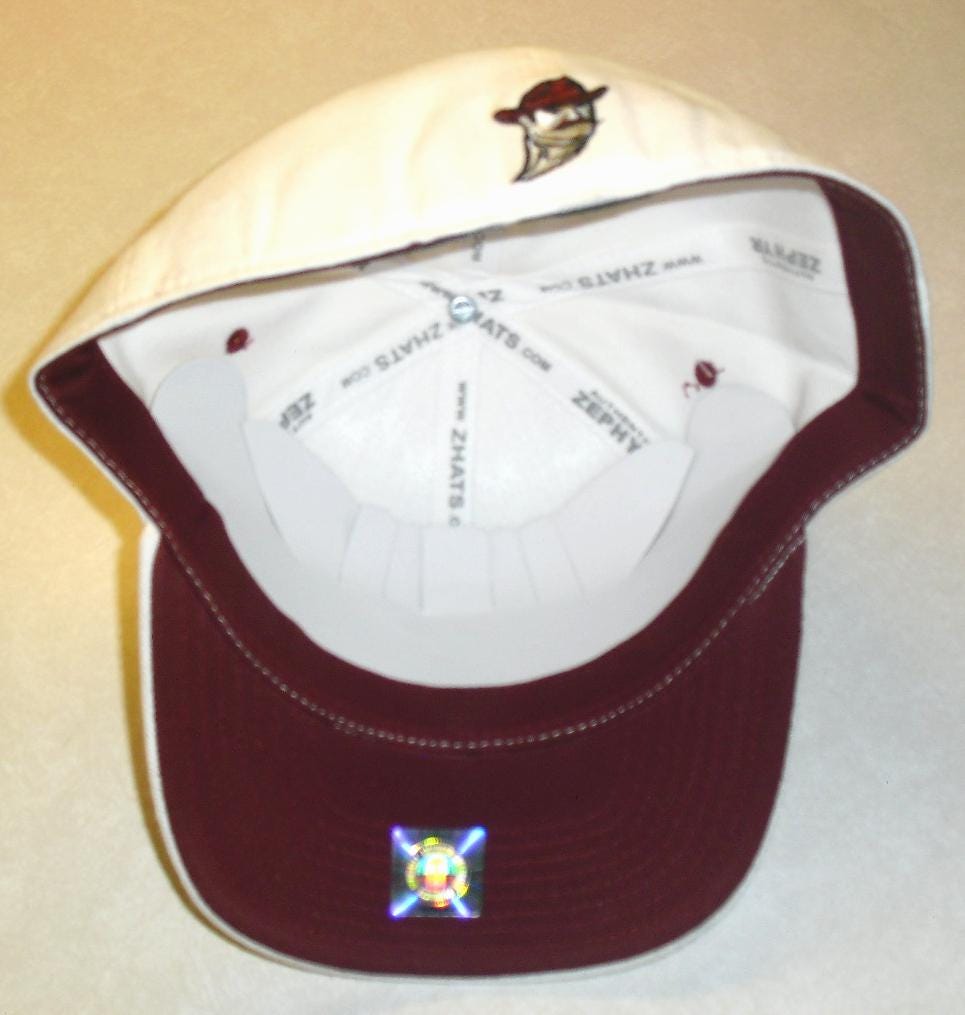 New Mexico State Aggies Zephyr Mens White Fitted hat cap sz. 7 5/8 New Ncaa