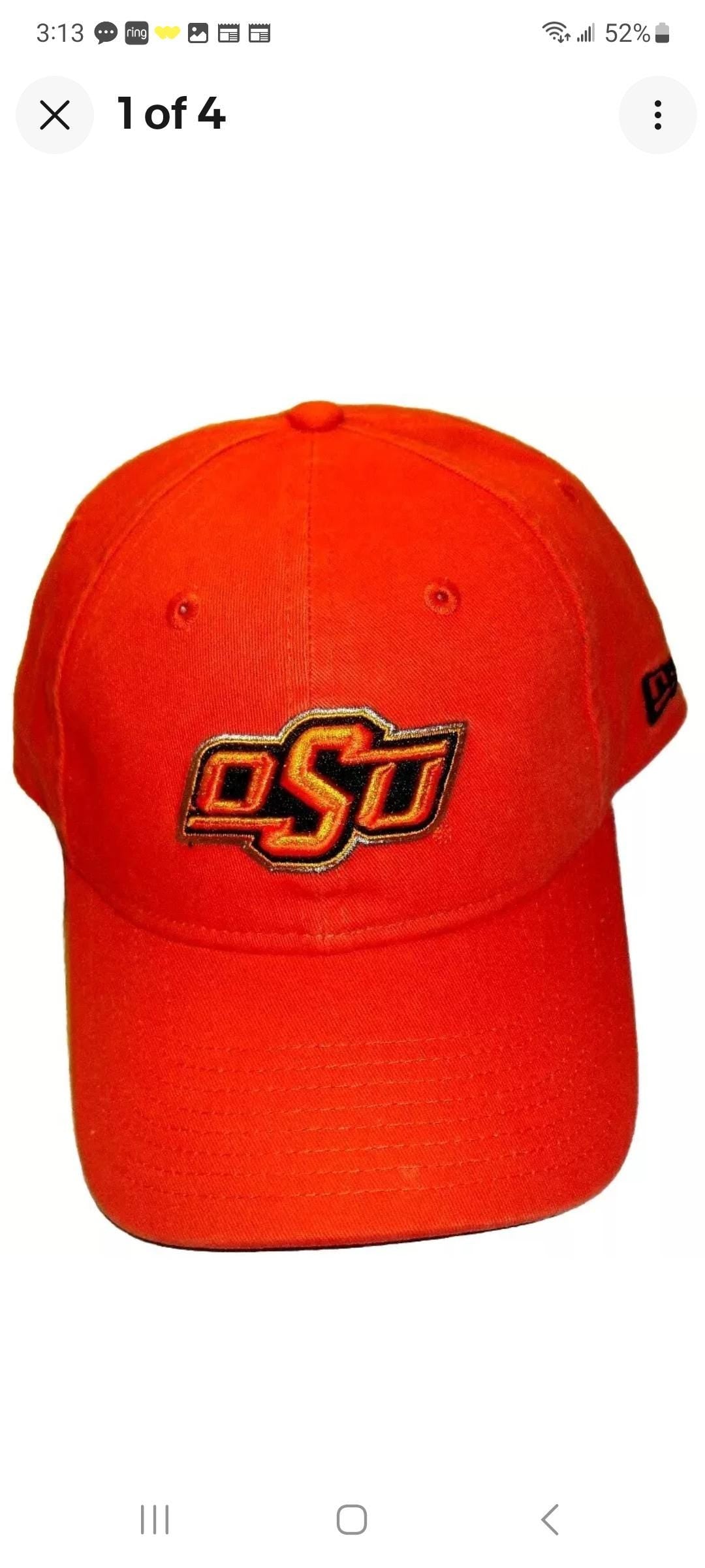 Oklahoma State Cowboys New Era 9Twenty Mens Strapback hat Dad hat Style New Ncaa