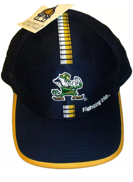 Notre Dame Fighting Irish Logo 7 90s VIntage adjustable strapback hat New Ncaa