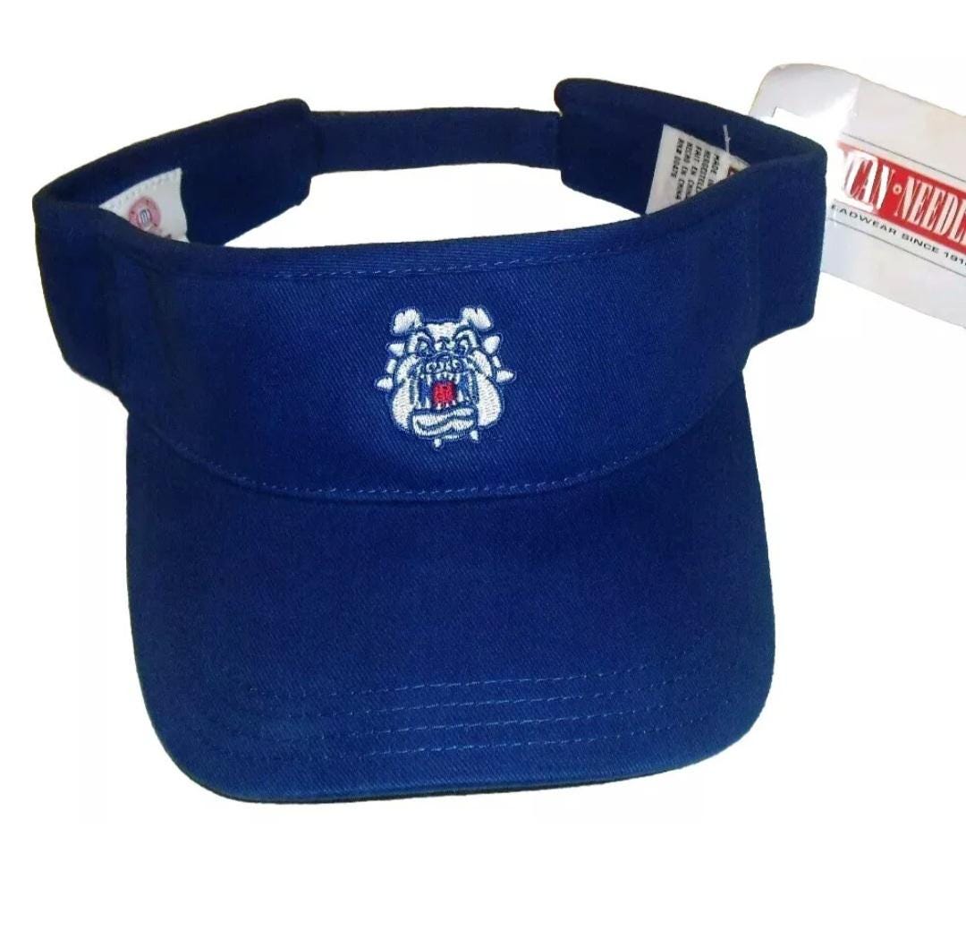 Fresno State Bulldogs Mens Adult Blue Visor hat New Ncaa