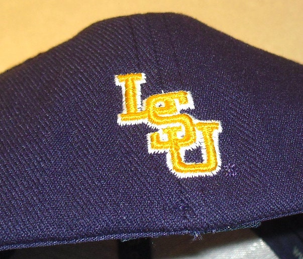 Lsu Tigers University Kids Youth Zephyr Purple Stretch Fit hat New Ncaa