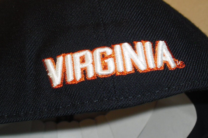 Virginia Cavaliers University Curved Bill Zephyr Mens Fitted hat sz. 8 New Ncaa