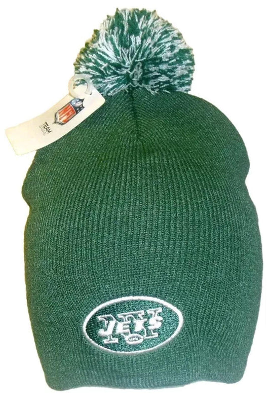 New York Jets Mens Adult Green Beanie Winter Hat New Nfl