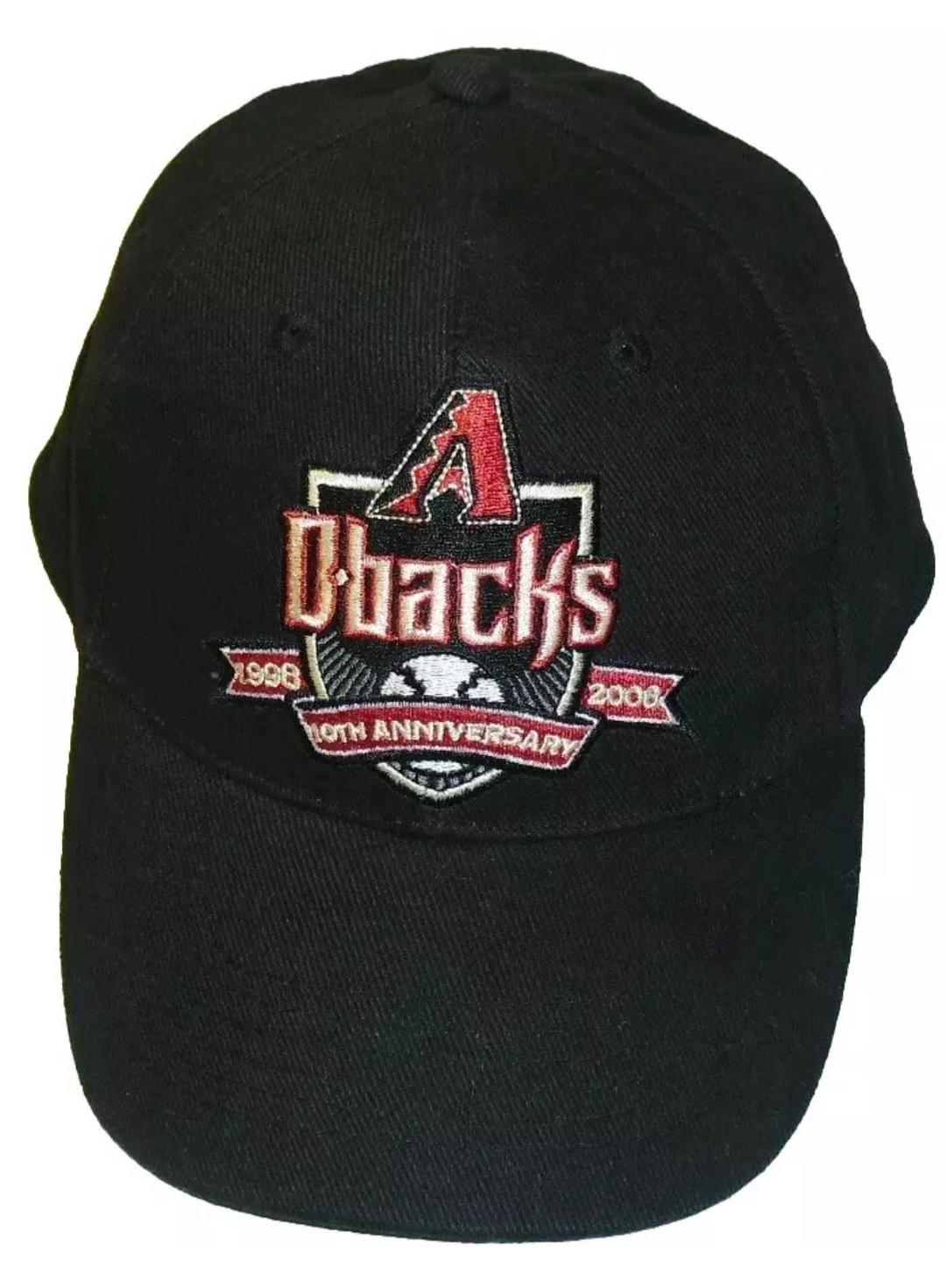 Arizona Diamondbacks 10th Anniversary 90s Vintage Adjustable Strapback hat New