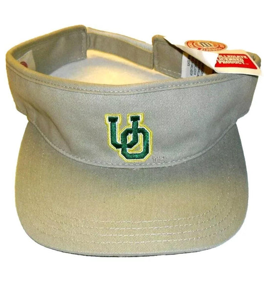 Oregon Ducks University Mens Tan Color Visor hat UO logo New Ncaa College