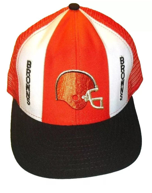 Cleveland Browns Vintage 80s 90s AJD Mesh Trucker Snapback hat New Nfl