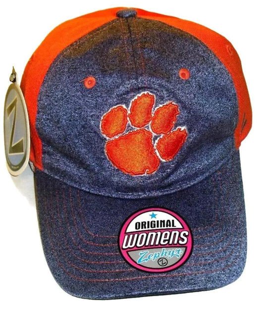 Clemson Tigers Womens Zephyr Adjustable Strapback hat New Ncaa