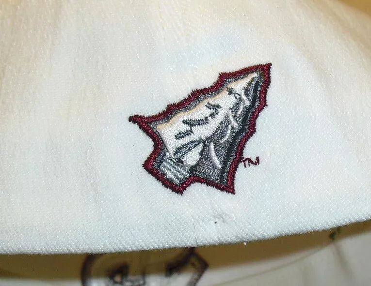 Florida State Seminoles Mens Zephyr White Stretch One Fit hat sz. Medium/Large