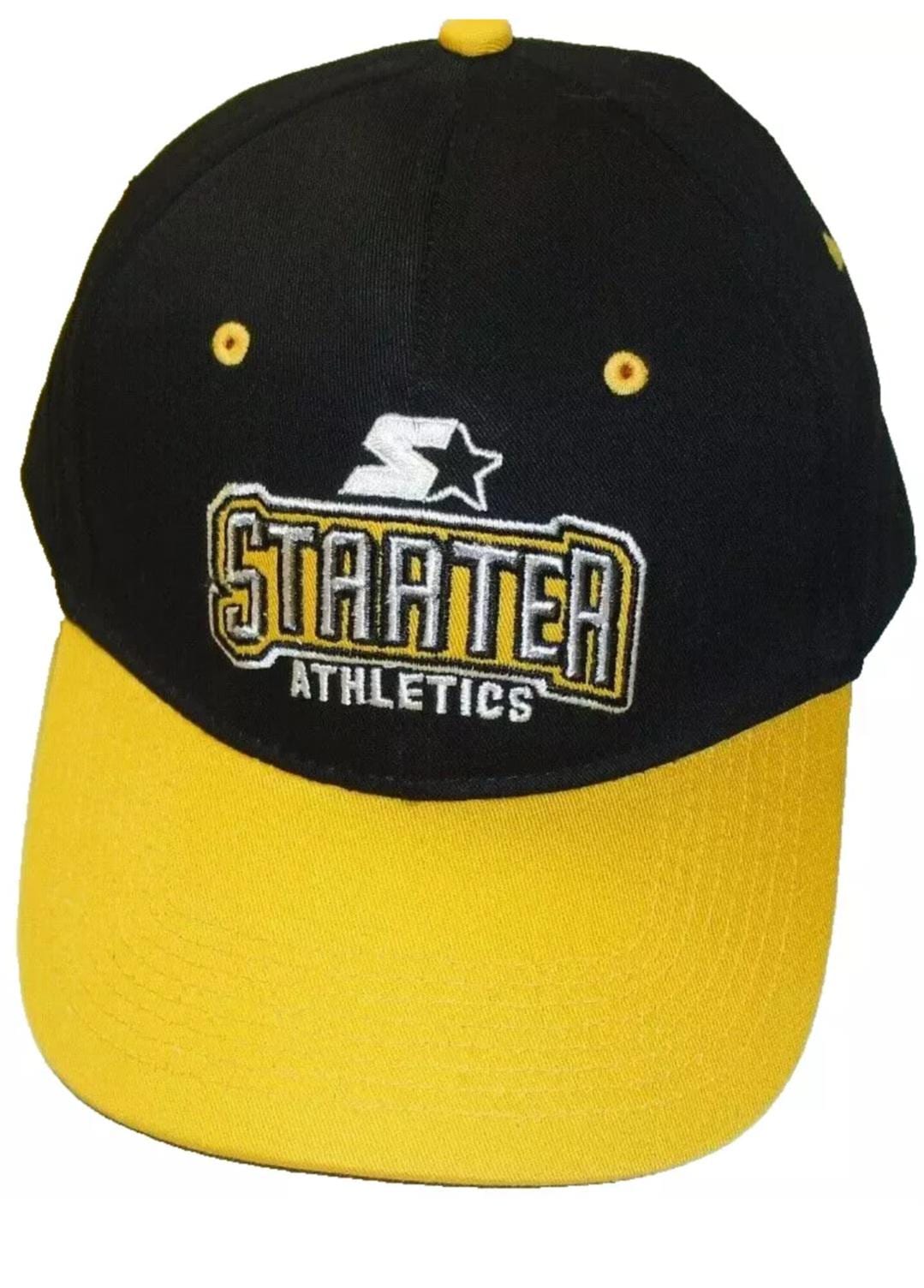 Starter Logo Vintage 90s Original Adjustable Strapback hat New Yellow Black