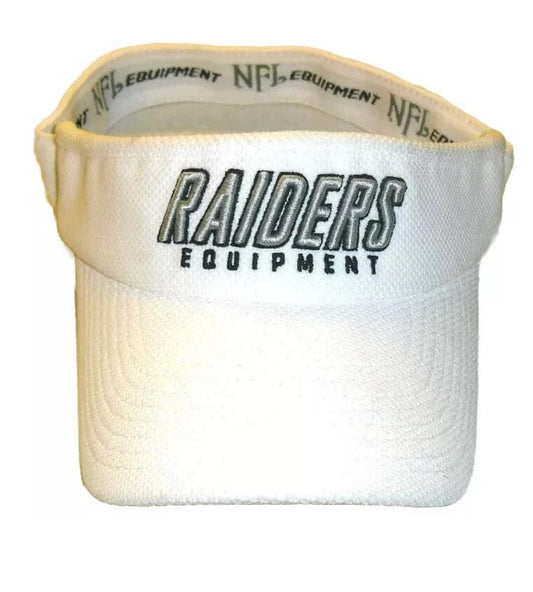 Las Vegas Okaland Raiders Equipment Reebok Mens Visor Hat White New Nfl