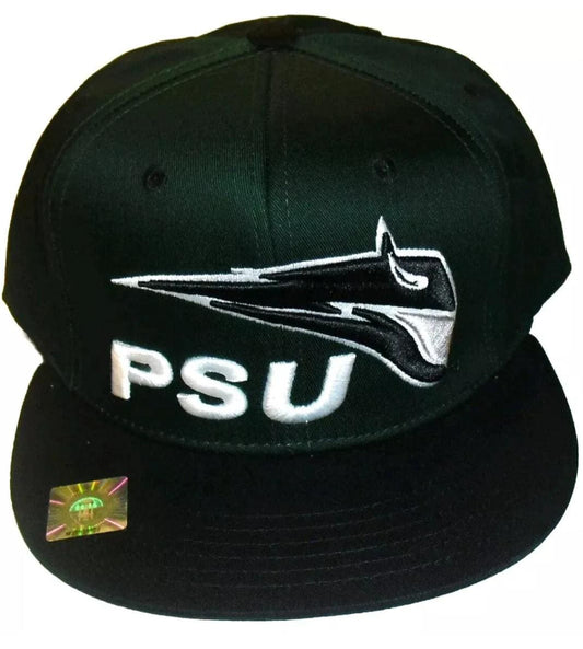 Portland State Vikings University Snapback hat New Ncaa Green Black