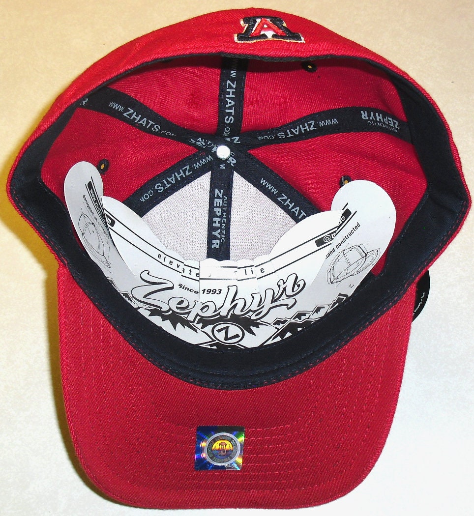 Arizona Wildcats Mens Zephyr Fitted hat sz. 7 3/8 New Ncaa Cactus logo