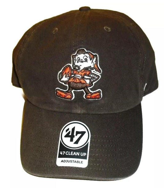 Cleveland Browns Elfie Logo Clean Up Style Adjustable Strapback hat New Nfl