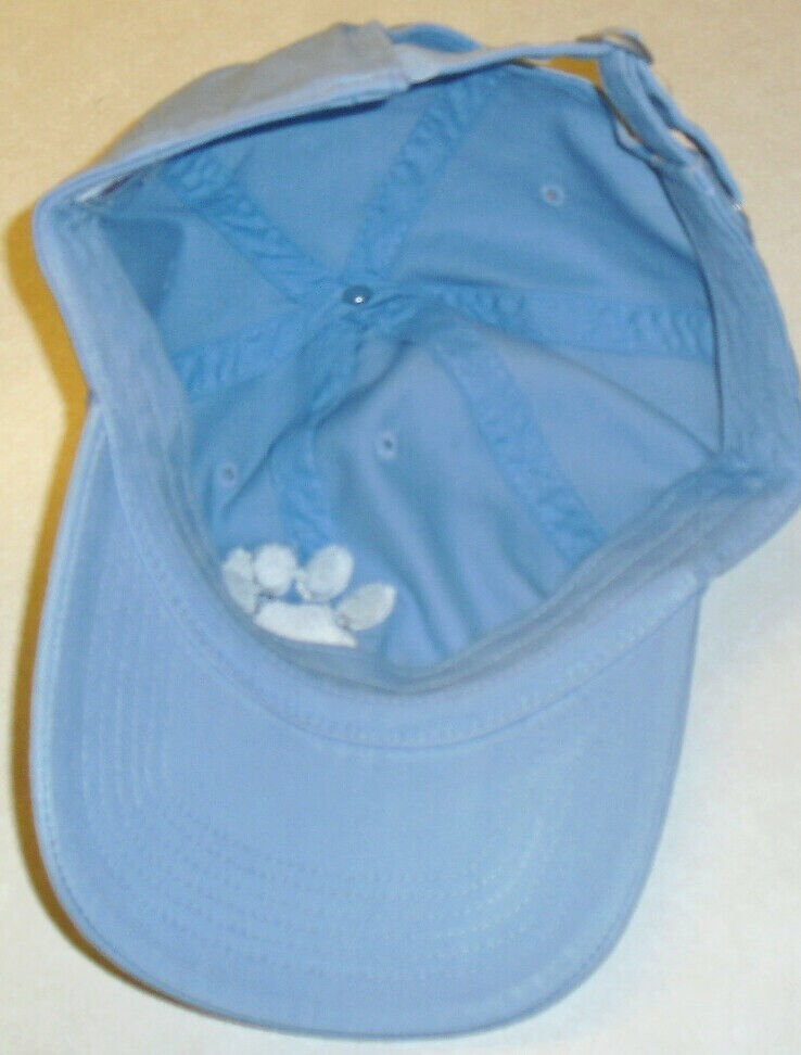 North Carolina Tar heels Paw print logo Adjustable Strapback Dad hat New