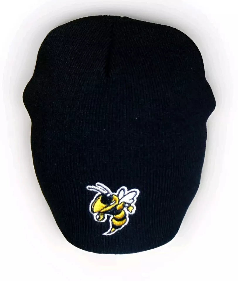 Georgia Tech Yellow Jackets Mens Black Color Adult Beanie Winter hat cap New