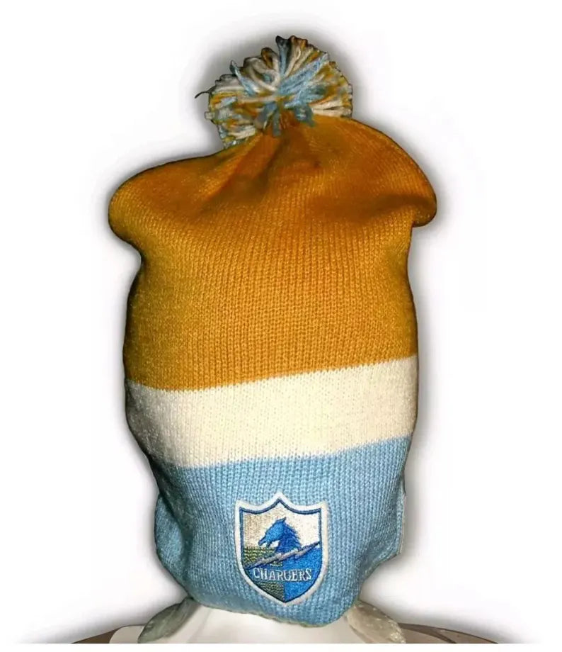 Los Angeles San Diego Chargers Mens Tall Fit Throwback Logo Beanie Winter hat