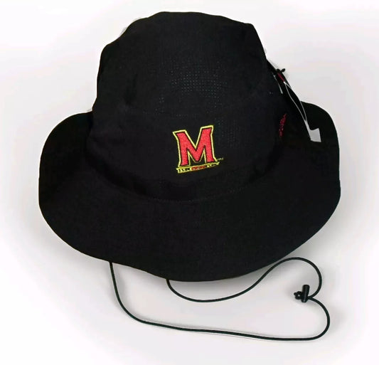 Maryland Terps Terrapins Under Armour Mens Black Bucket hat cap One Size Fits