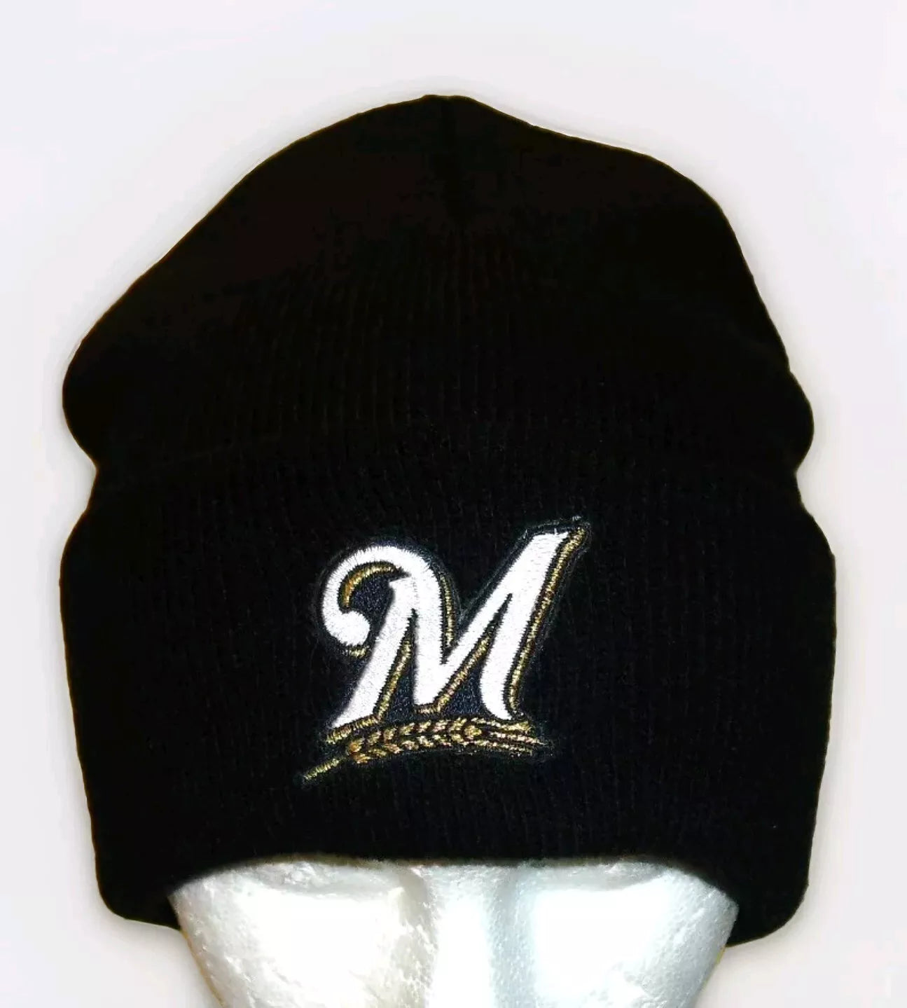 Milwaukee Brewers Mens Adult Back Beanie Winter Cuffed hat cap New Mlb Baseball