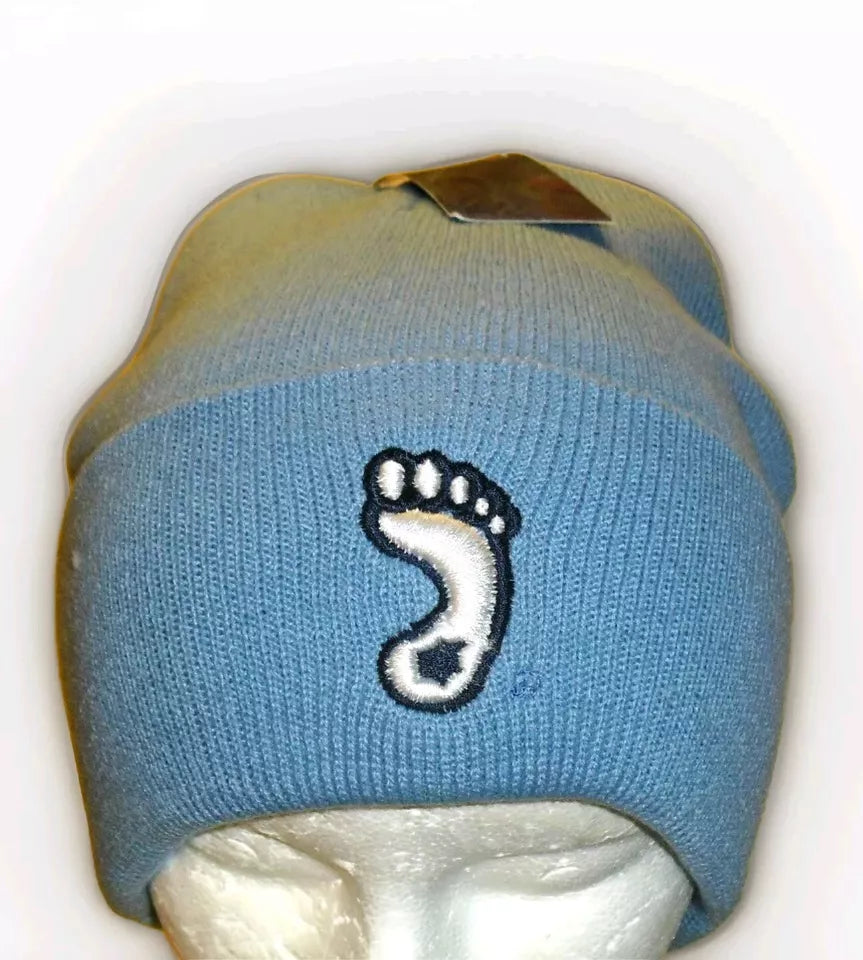 North Carolina Tar Heels Mens Cuffed Cuff Light Blue Beanie Winter Hat Cap New