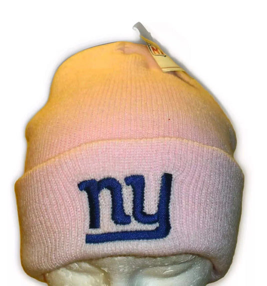 New York Giants Womens All Pink Cuffed Beanie Winter Hat Cap New Nfl