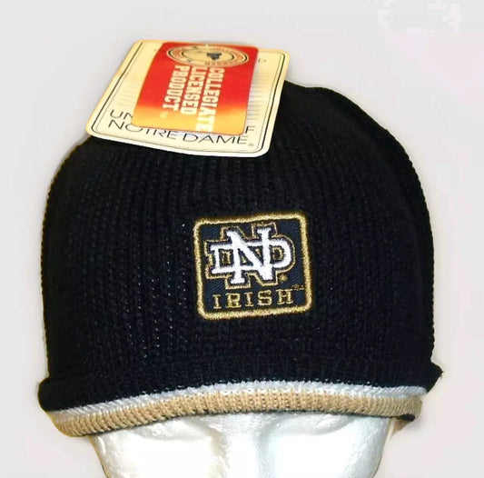 Notre Dame Fighting Irish Mens Adult Winter hat cap Beanie New Tags Ncaa