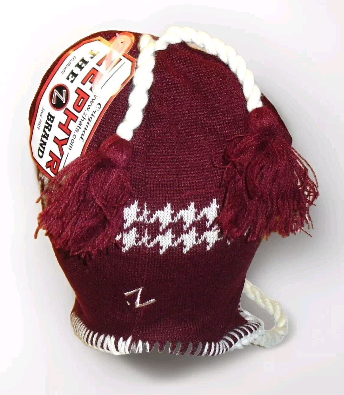 Oklahoma Sooners Mens Zephyr Adult Beanie Winter Tassel Hat Cap New Ncaa