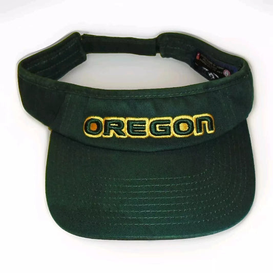 Oregon Ducks University Mens Adult Green Visor hat Cap New Ncaa College