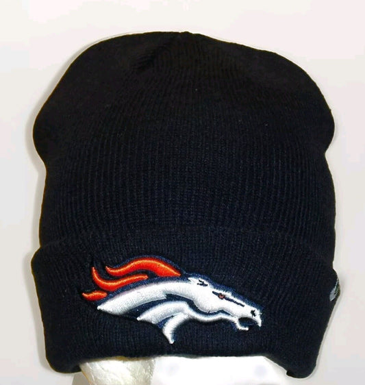 Denver Broncos Mens Adult 47 Brand Cuffed Cuff Beanie Winter Hat Cap New Nfl